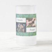 Friends Forever Crane auf dem Fluss 0335 Mattglas Bierglas (Mittel)