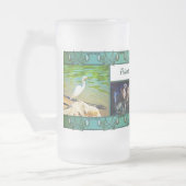 Friends Forever Crane auf dem Fluss 0335 Mattglas Bierglas (Links)