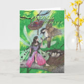 Friends Forever Fee Card Karte (Gelbe Blume)