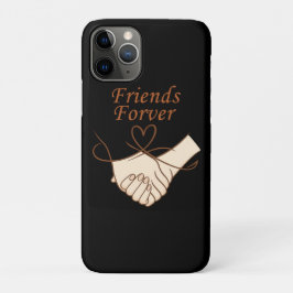 Friends Forever Heartline Art iPhone 11 Pro Case