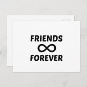 FRIENDS FOREVER POSTKARTE (Vorne/Hinten)