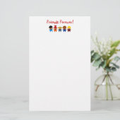Friends Forever Stationery Briefpapier (Stehend Vorderseite)