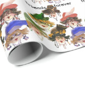 Friends Forever Wrapping Paper Geschenkpapier (Rolleneckpunkt)