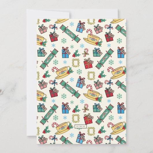 FRIENDS™ Foto Weihnachtskarte Einladung (Rückseite)