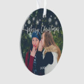 Friends Foto Weihnachtsschmuck Ornament (Vorderseite)