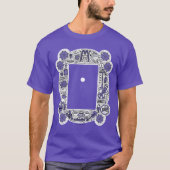 FRIENDS™ Frame Doodle Art T-Shirt (Vorderseite)