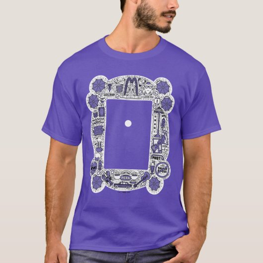 FRIENDS™ Frame Doodle Art T-Shirt (Vorderseite)