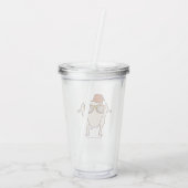 FRIENDS™ | Freundschaften Acryltrinkbecher (Rückseite)