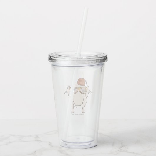 FRIENDS™ | Freundschaften Acryltrinkbecher (Rückseite)