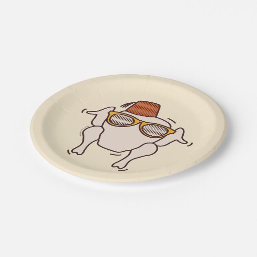 FRIENDS™ | Freundschaften Pappteller (Schrägansicht)