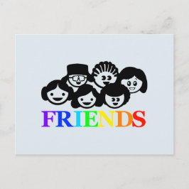 "Friends" Freundschaftspostkarte Postkarte