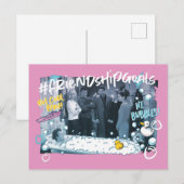 FRIENDS™ | Freundschaftsziele Einladungspostkarte (Vorne/Hinten)