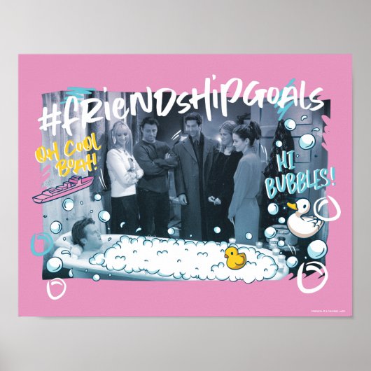 FRIENDS™ | Freundschaftsziele Poster (Vorne)