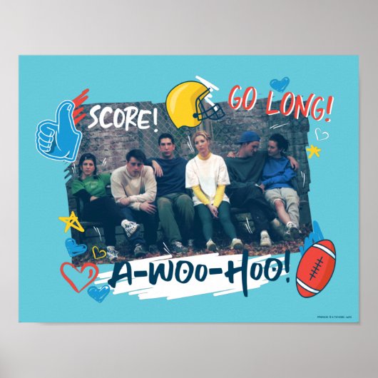 FRIENDS™ | Fußballspiel Poster (Vorne)