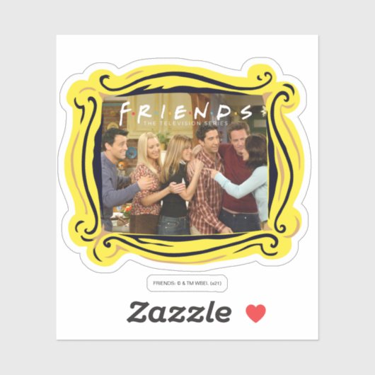 FRIENDS™ | Gast Erntedank Group Hug Aufkleber (Blatt)