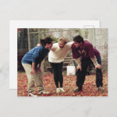 FRIENDS™ | Geller Bowl Team Monica Einladungspostkarte (Vorne/Hinten)