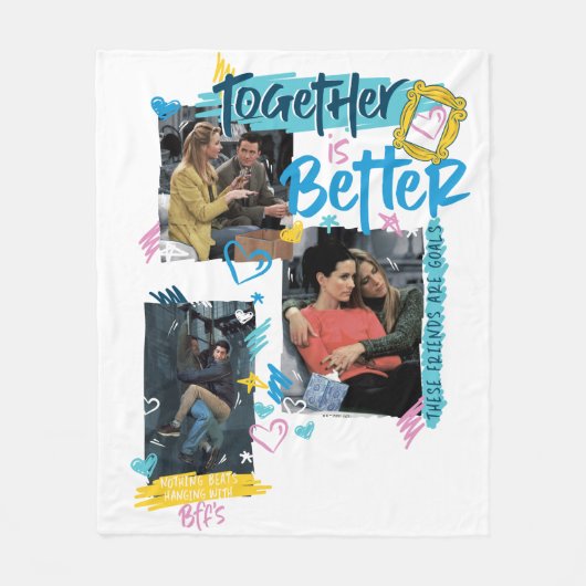 FRIENDS™ | Gemeinsam besser Fleecedecke (Vorderseite)