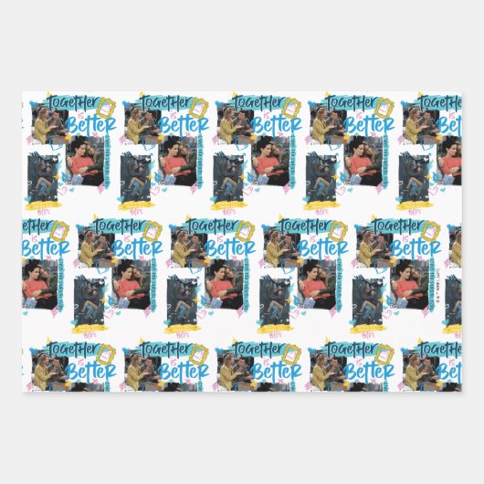 FRIENDS™ | Gemeinsam besser Geschenkpapier Set (Vorderseite 2)
