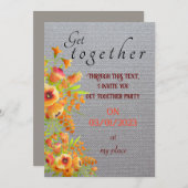 Friends get together invitation einladung (Vorne/Hinten)