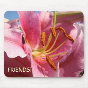 FRIENDS GIFTS Mousepad Pink Calla Lilies Blume