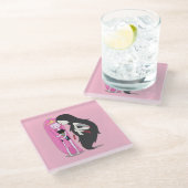 Friends Glasuntersetzer (Schrägansicht)