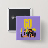 FRIENDS™ | Go Long Zitat Button (Vorne & Hinten)