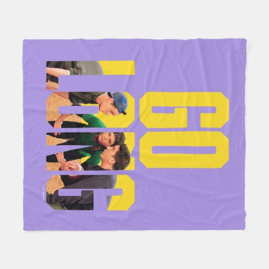 FRIENDS™ | Go Long Zitat Fleecedecke (Vorderseite (Horizontal))