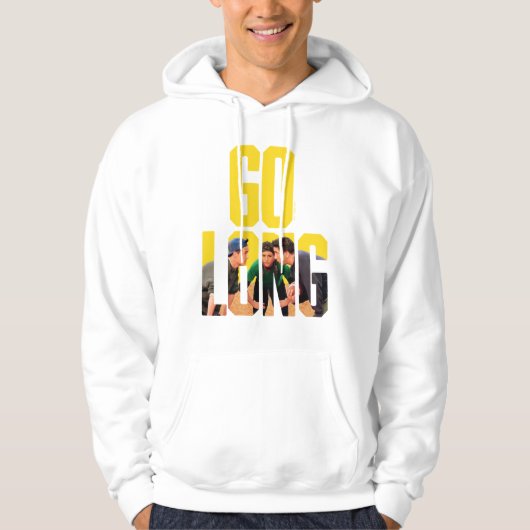FRIENDS™ | Go Long Zitat Hoodie (Vorderseite)