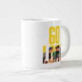 FRIENDS™ | Go Long Zitat Jumbo-Tasse (Vorderseite Rechts)