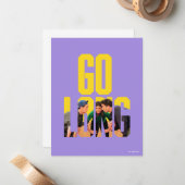 FRIENDS™ | Go Long Zitat Mitteilungskarte (Vorderseite/Rückseite Beispiel)