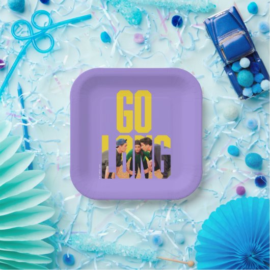 FRIENDS™ | Go Long Zitat Pappteller (Party)
