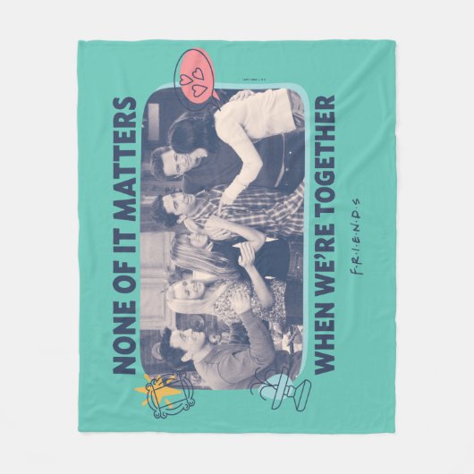 FRIENDS™ | Group Hug Fleecedecke (Vorderseite)