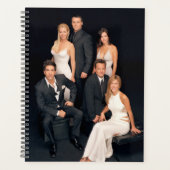 FRIENDS™ | Gruppe in Schwarz-Weiß-Form Planer (Vorderseite)