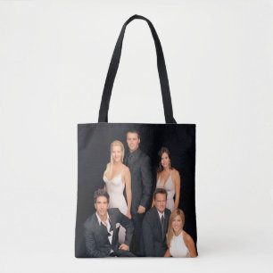 FRIENDS™ Gruppe in Schwarz-Weiß-Form Tasche
