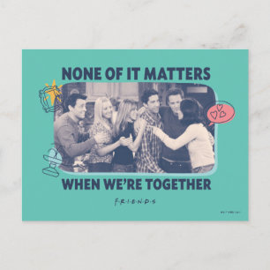 FRIENDS™ Gruppenumarmung Postkarte