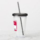 FRIENDS™ | Hallo Mein Name ist Regina Phalange Acryltrinkbecher (Links)