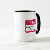 FRIENDS™ | Hallo Mein Name ist Regina Phalange Tasse (VorderseiteRechts)