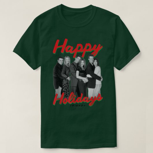 Friends Happy Holidays Group T-Shirt (Design vorne)