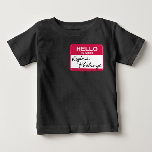 FRIENDS™ | Hello My Name is Regina Phalange Baby T-shirt (Vorderseite)