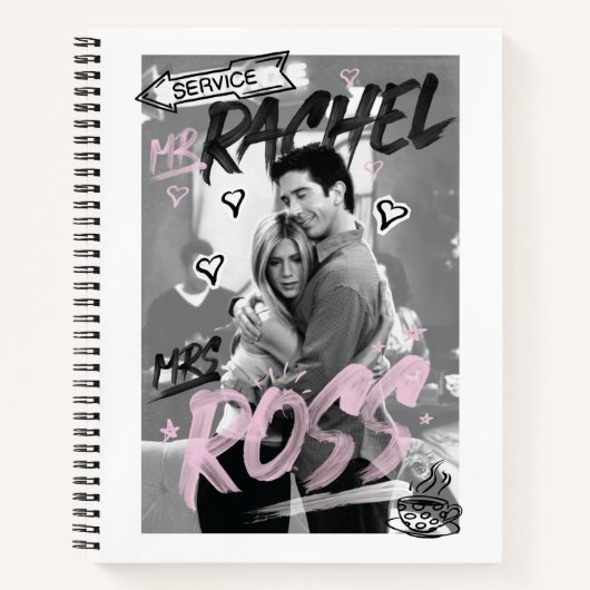 FRIENDS™ | Herr Rachel & Frau Ross Notizblock (Vorderseite)
