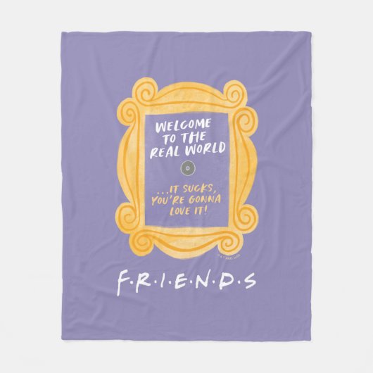 FRIENDS™ | Herzlich willkommen beim Zitat aus der Fleecedecke (Vorderseite)