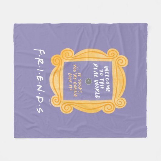 FRIENDS™ | Herzlich willkommen beim Zitat aus der Fleecedecke (Vorderseite (Horizontal))