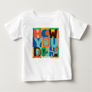 FRIENDS™ How You Doin' - Lebendige Grafik Baby T-shirt