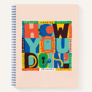 FRIENDS™   How You Doin' - Lebendige Grafik Notizblock