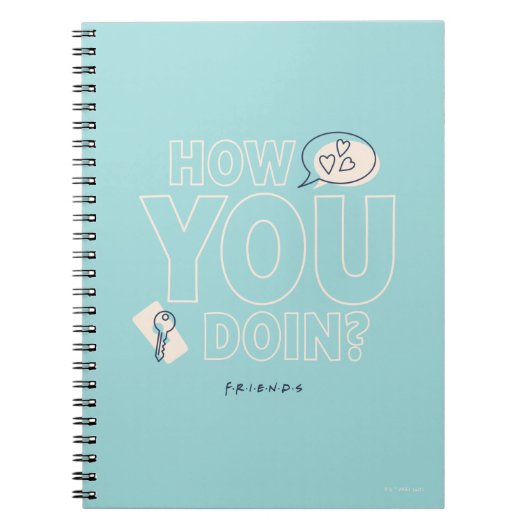 FRIENDS™ | How You Doin? Notizblock (Vorderseite)