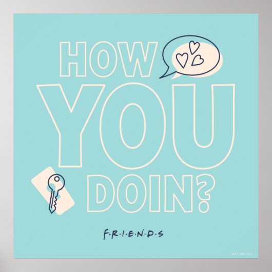 FRIENDS™ | How You Doin? Poster (Vorne)