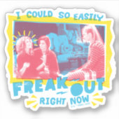 FRIENDS™ | Ich könnte jetzt so einfach ausweichen Aufkleber (Vorderseite)