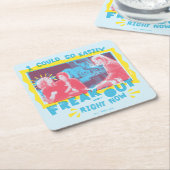 FRIENDS™ | Ich könnte jetzt so einfach ausweichen Rechteckiger Pappuntersetzer (angewinkelt)