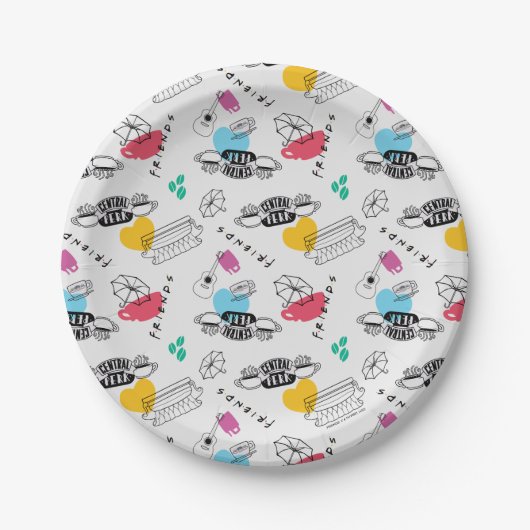 FRIENDS™ | Icon Pattern Pappteller (Vorderseite)