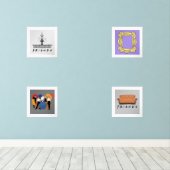 FRIENDS™ Icons Bilderwand Sets (Holzboden)